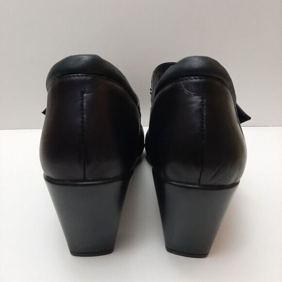 NAOT Almond Toe Classic Mary-Jane Pumps Genuine Leather Black Sz 11 - Picture 9 of 15